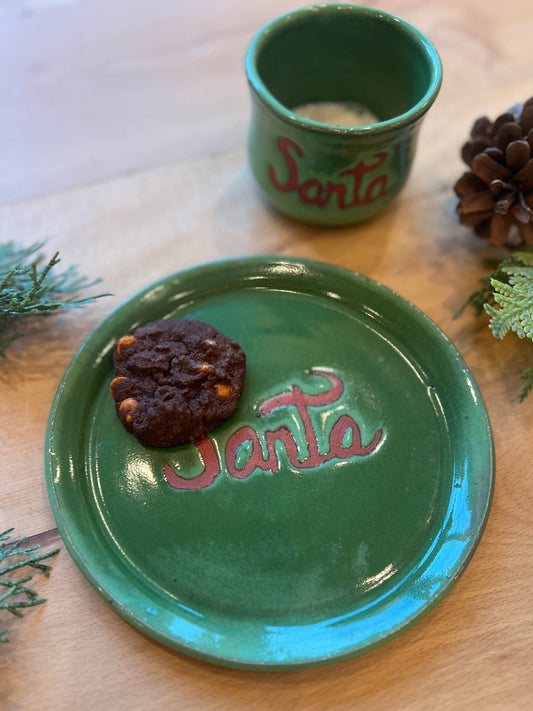 Santa Set Green and Red