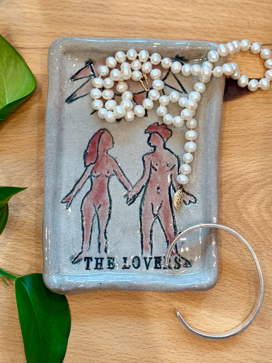 Tarot Card Tray - The Lovers