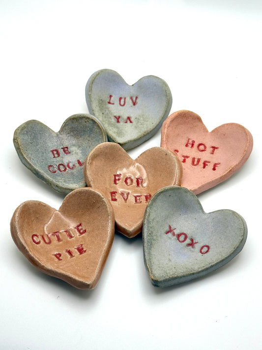 Conversation Heart Ring Dish