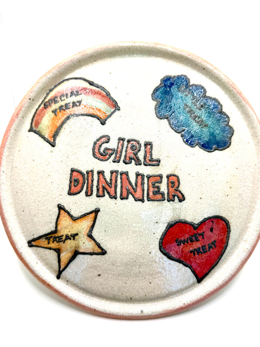 Girl Dinner Plate