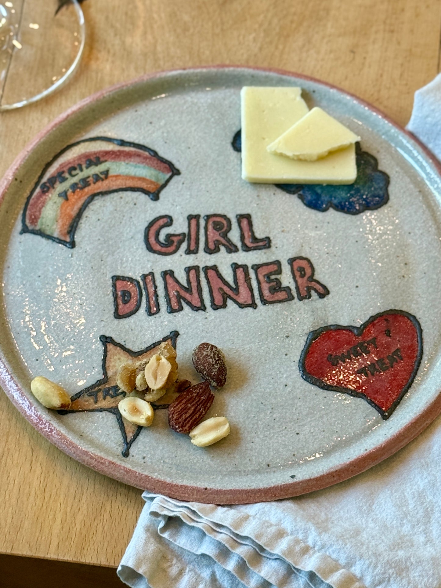 Girl Dinner Plate