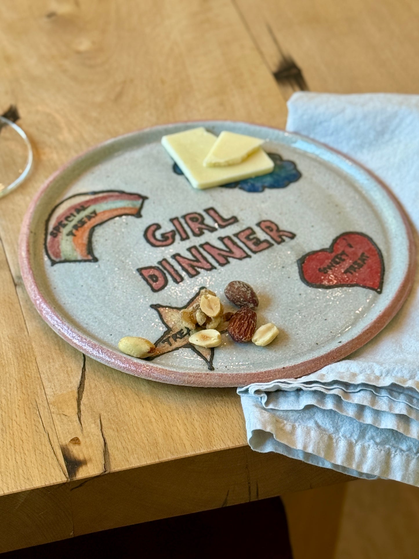 Girl Dinner Plate