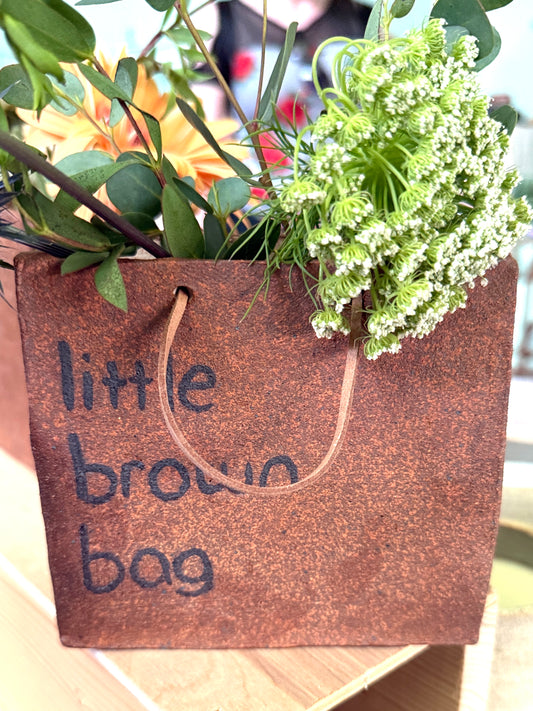 Little Brown Bag Vase