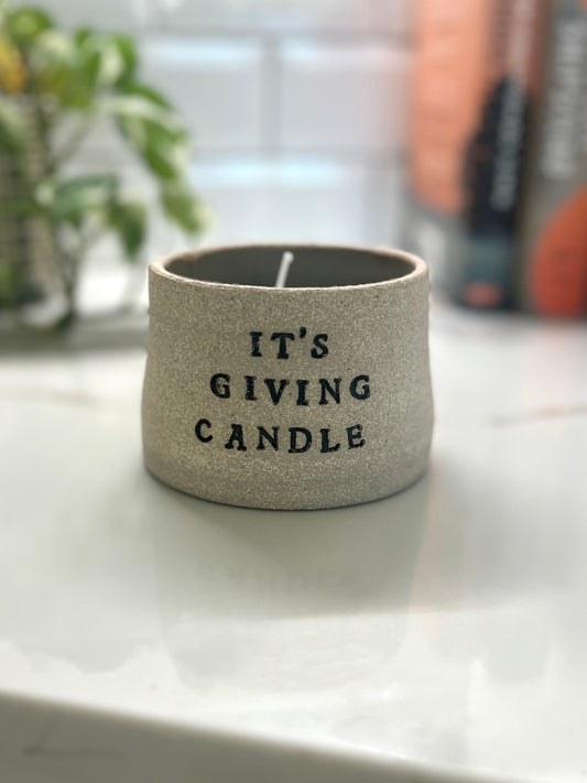 It's Giving Candle